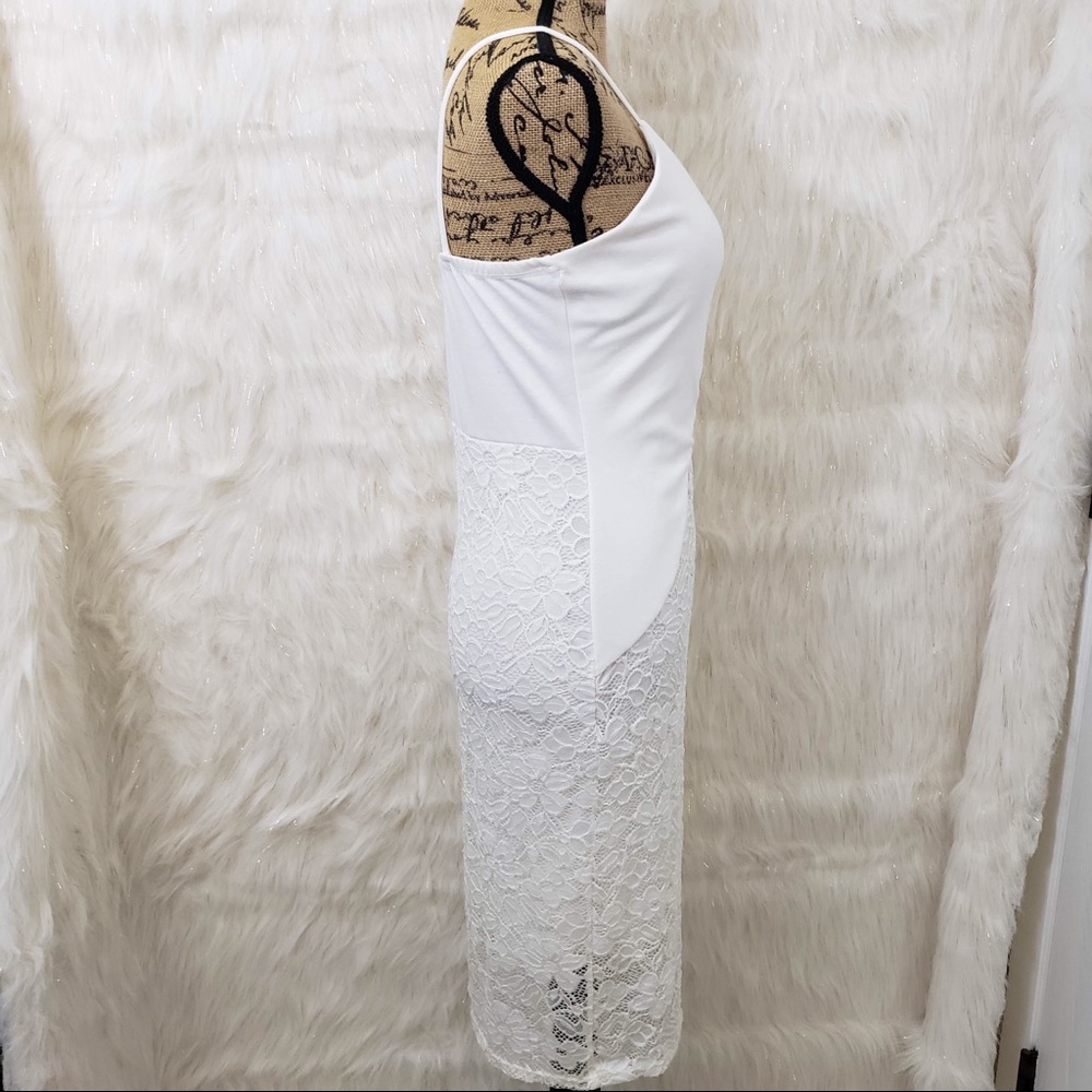 🖤5/$25 Charlotte Russe white lace dress - Picture 5 of 8